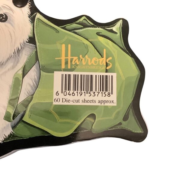 Harrods West Highlander Terrier Westie Dog Die-Cut Notepad 5.75" x 4" - Picture 4 of 6